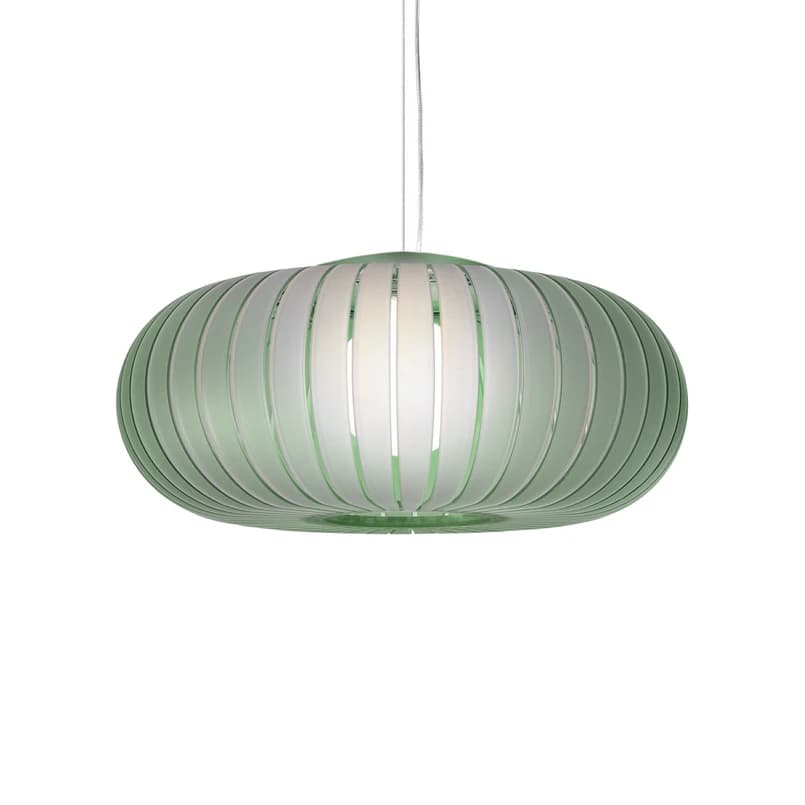 Kartell - Teresa Frozen -riippuvalaisin, salviavihreä, Ø 50 cm, E27 – Kartell