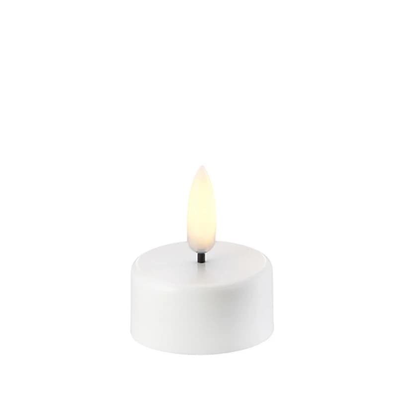 Uyuni Lighting - LED-lämpökynttilä Remote Ready 3,8 x 2 cm valkoinen – UYUNI