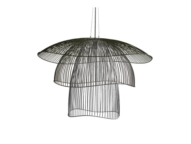 Forestier - Papillon-riippuvalaisin L, musta, metalli – – Forestier