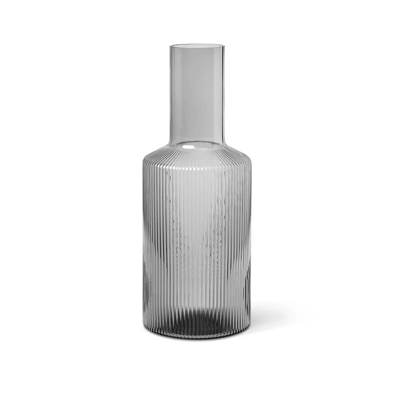 ferm LIVING - Ripple Carafe Smoked Grey – ferm LIVING