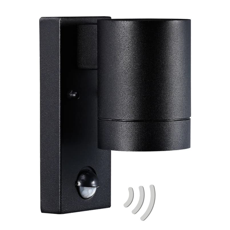 Nordlux - Tin Seinävalaisin w/Sensor Black – Nordlux