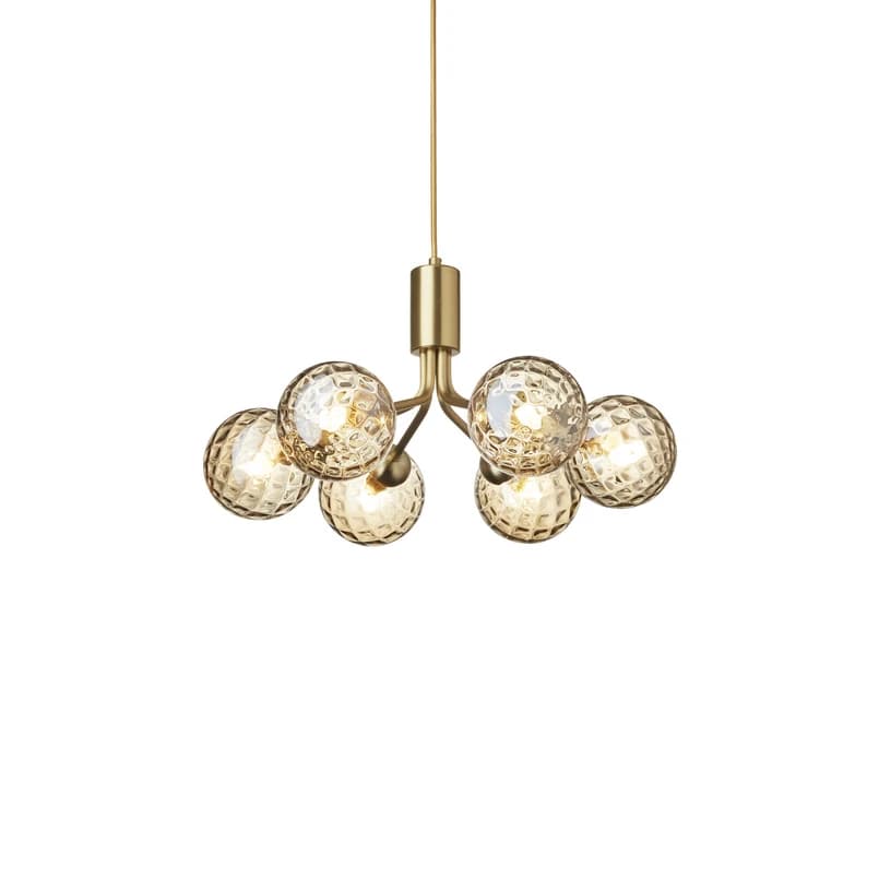 Nuura Aps - Apiales 6 riippuvalaisin, messinki/kulta, Ø 50 cm Nuura – Nuura Aps