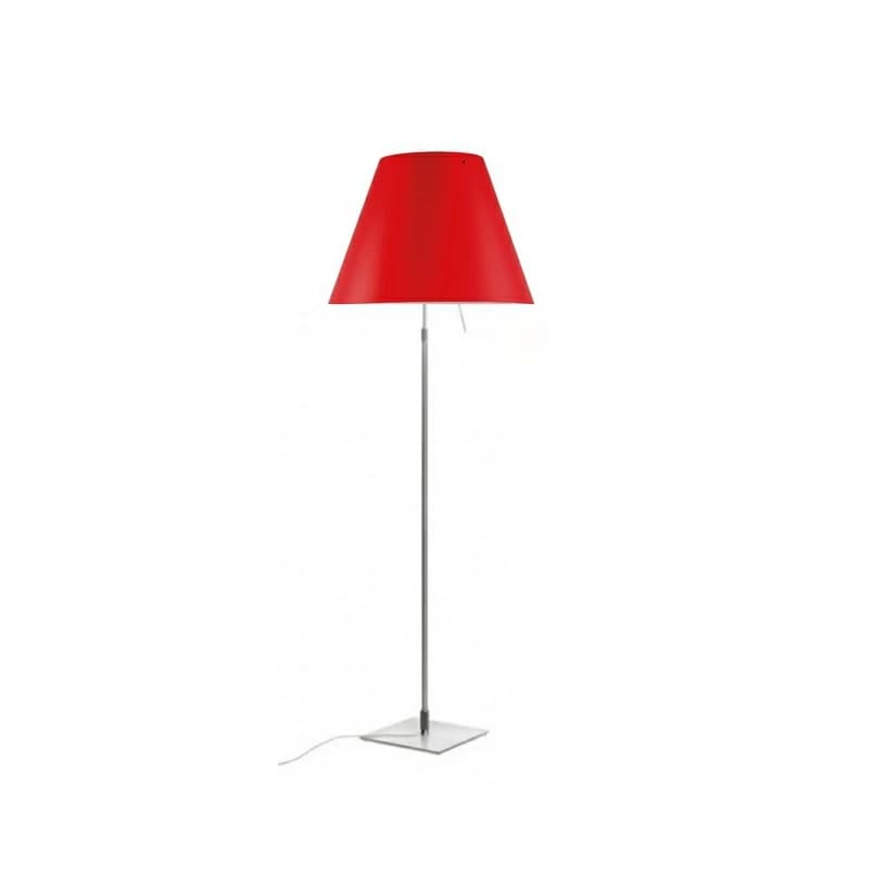Luceplan - Costanza Lattiavalaisin Alu/Primary Red – Luceplan