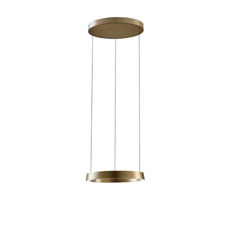 LIGHT-POINT - Edge Round Riippuvalaisin Ø500 Brass – LIGHT-POINT