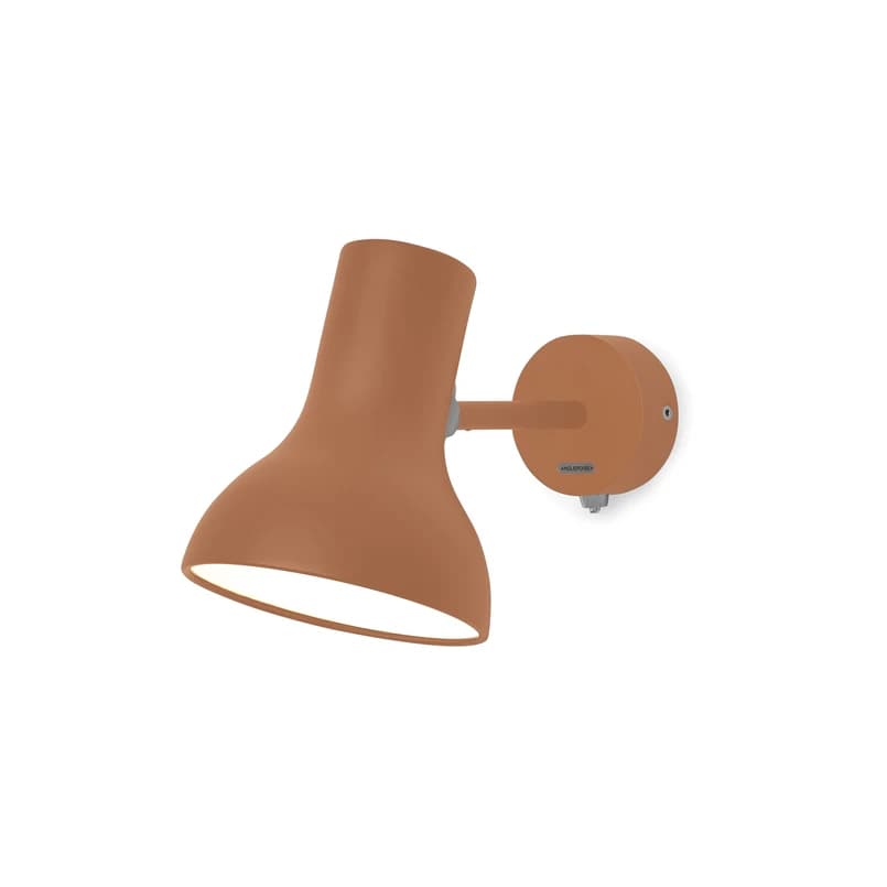 Anglepoise - Type 75 Mini seinälamppu kytkimellä, ruosteenruskea – Anglepoise