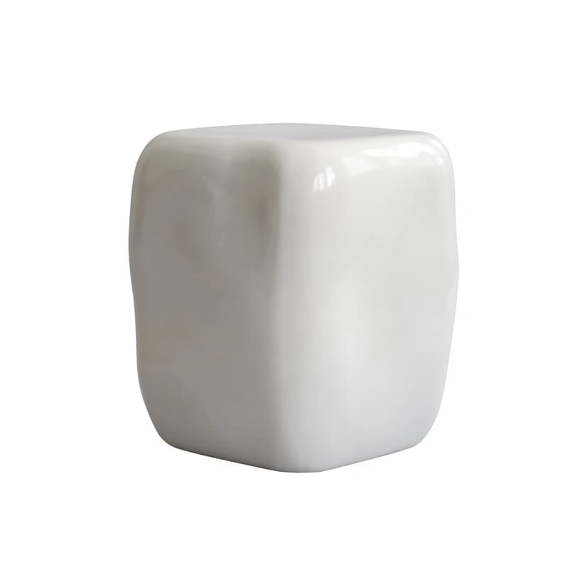 101 COPENHAGEN - Ishi sivupöytä valkoinen Leveys 31 cm Lasi – 101 COPENHAGEN