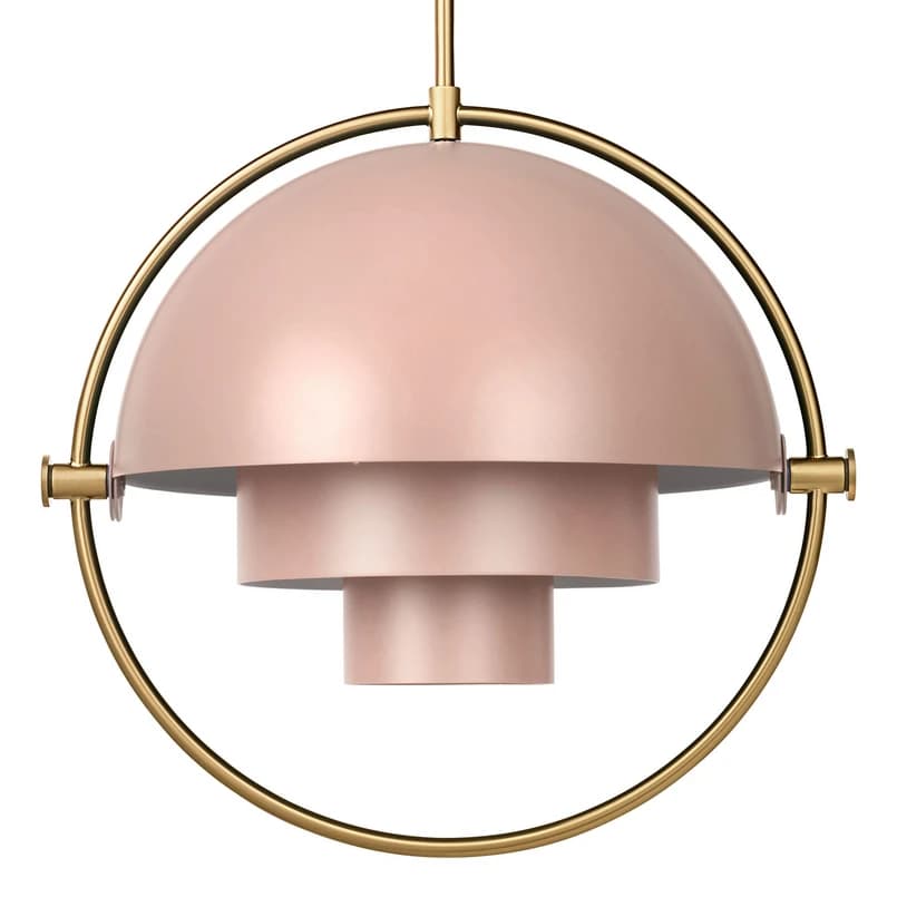 GUBI - Multi-Lite Riippuvalaisin Ø36 Messinki/Rose Dust – GUBI