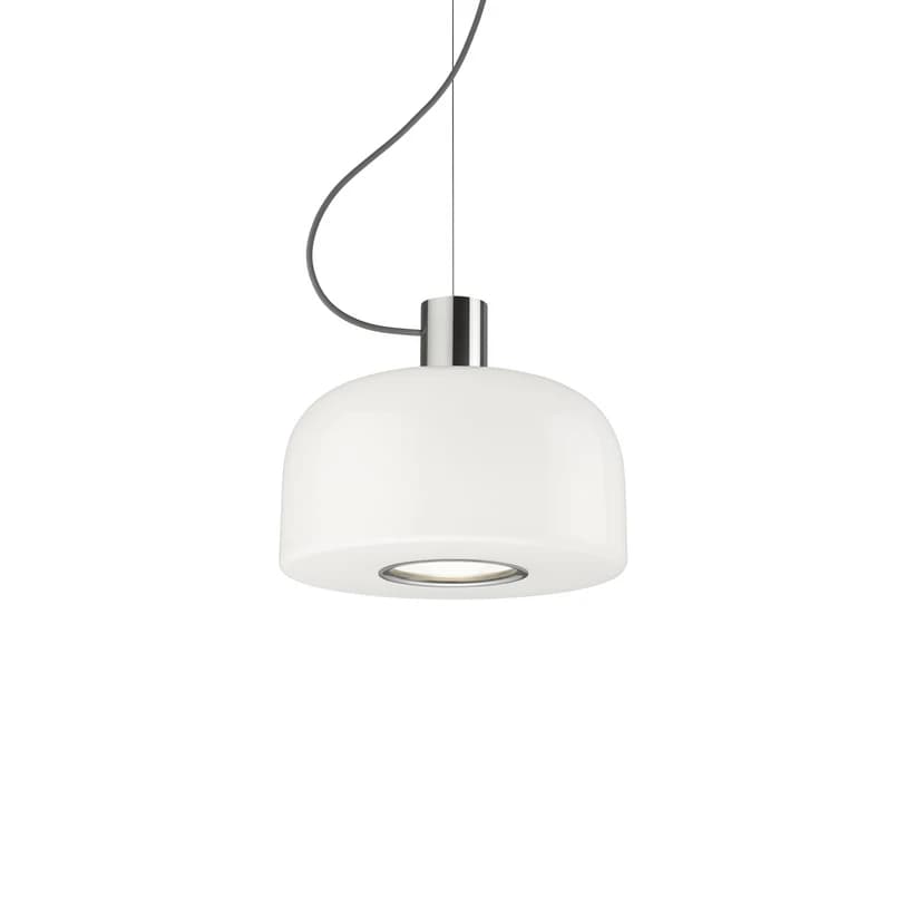 FLOS - Bellhop Lasi S1 Riippuvalaisin Bright Alumiinit – FLOS