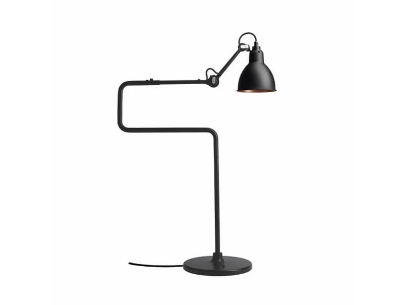 Lampe Gras - 317 Pöytävalaisin Musta/Musta/Kupari – Lampe Gras