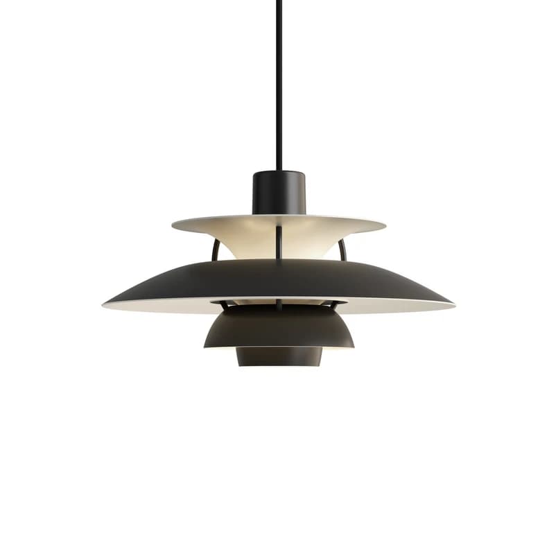 Louis Poulsen - PH 5 Mini Riippuvalaisin Monochrome Black – Louis Poulsen