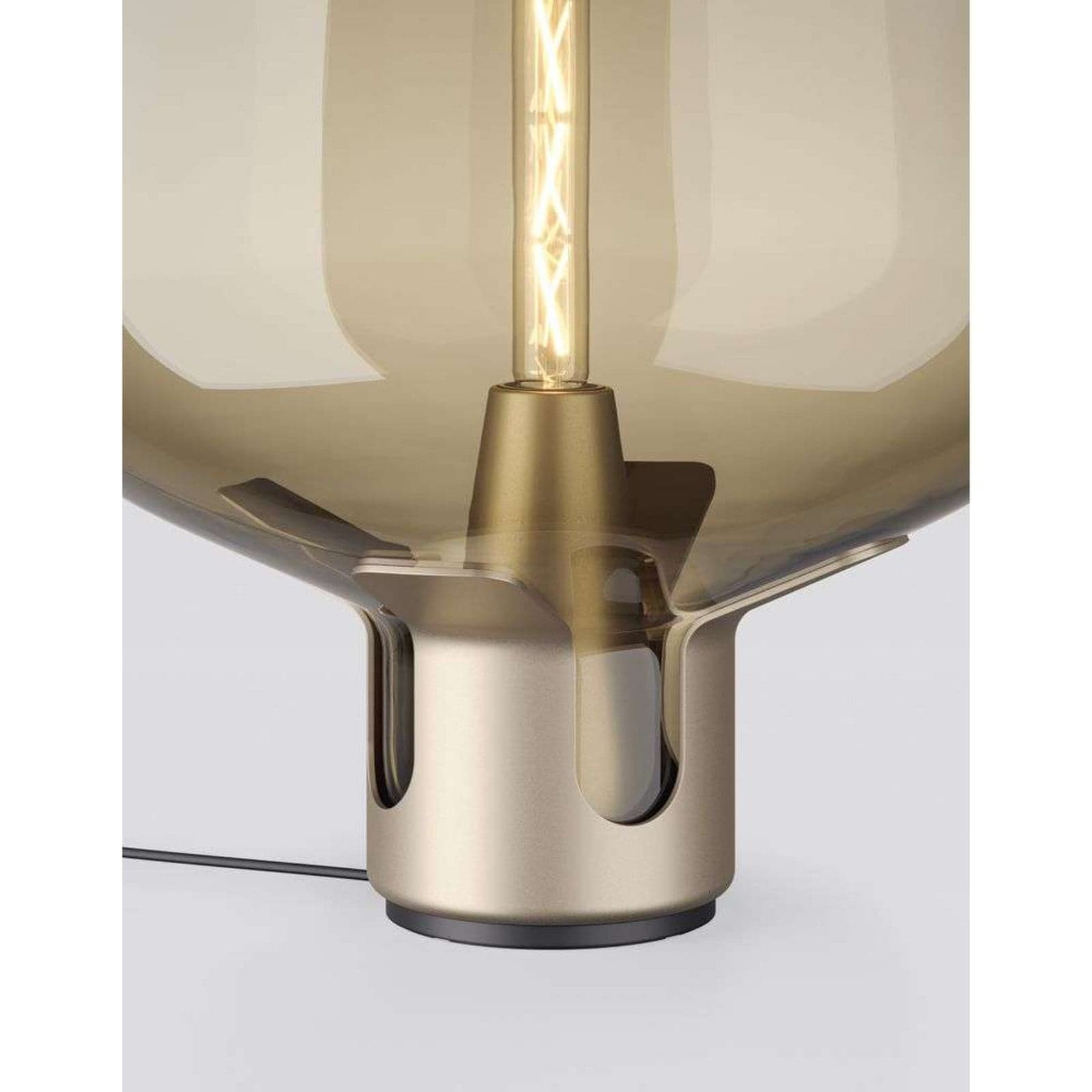 Flar Pöytävalaisin Medium Golden/Honey Lodes - Olohuone - Lasi – Lodes