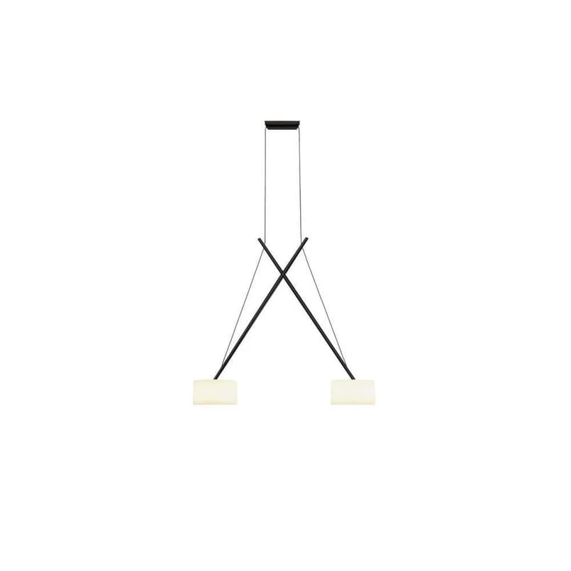 Serien Lighting - Twin LED Riippuvalaisin Black/Glass – Serien Lighting
