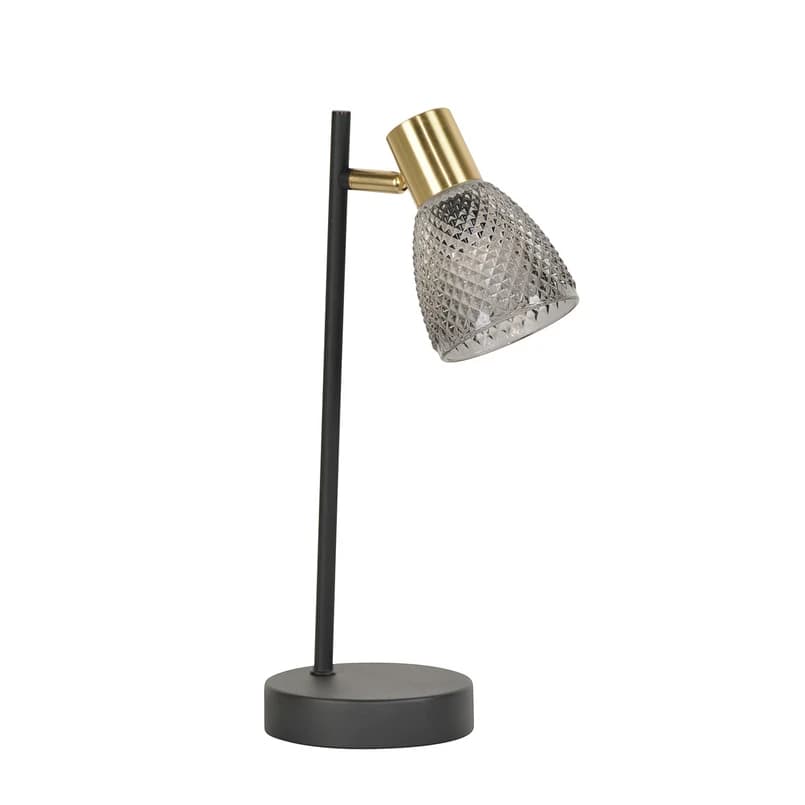 COREP - Giada-pöytävalaisin, musta/savuharmaa, korkeus 35 cm – SAS – COREP