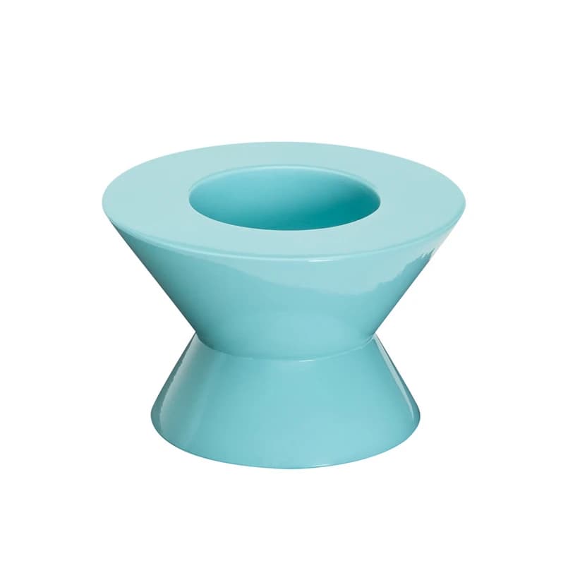 Hübsch - Kaksi sinistä kynttilänjalkaa, halkaisija 8 cm – – Hübsch