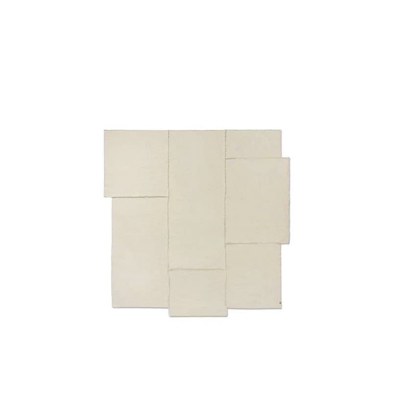ferm LIVING - Offset Päiväpeitto Off-White – ferm LIVING
