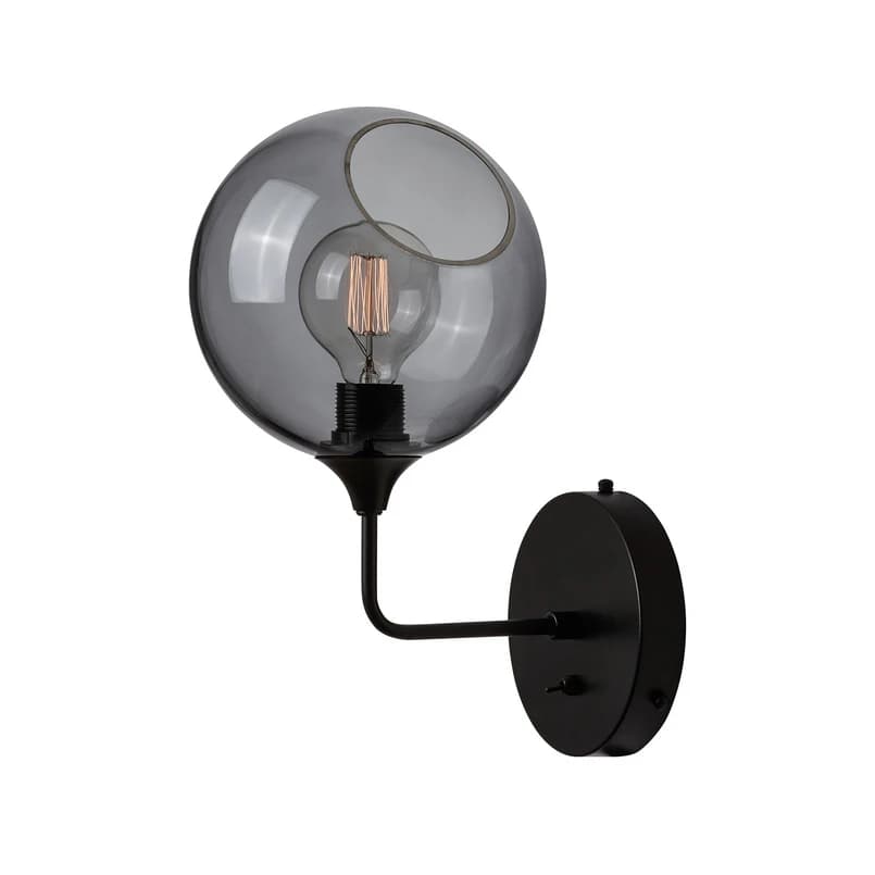 DESIGN BY US - Ballroom The Wall Seinävalaisin 37cm Smoke – DESIGN BY US