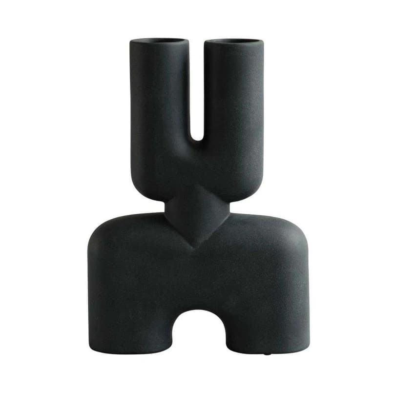 101 COPENHAGEN - Cobra Double Maljakko Hexa Black – 101 COPENHAGEN