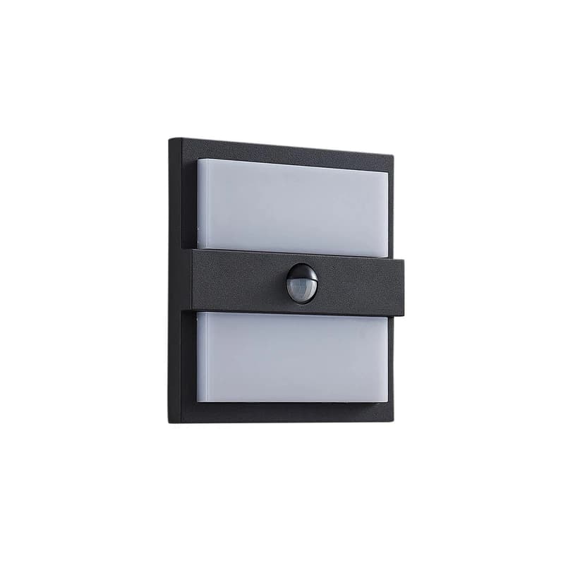 Lucande - Gylfi Ulko Seinävalaisin w/Sensor Graphite/White – Lucande