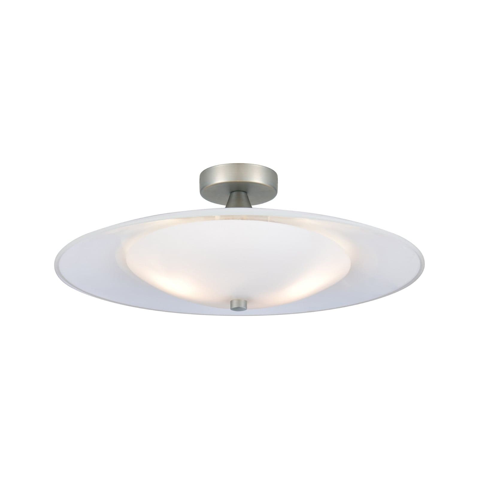 Baroni-kattovalaisin, opaali, halkaisija 46 cm, lasi, G9 Halo Design - Olohuone - Yksilamppuinen – Halo Design