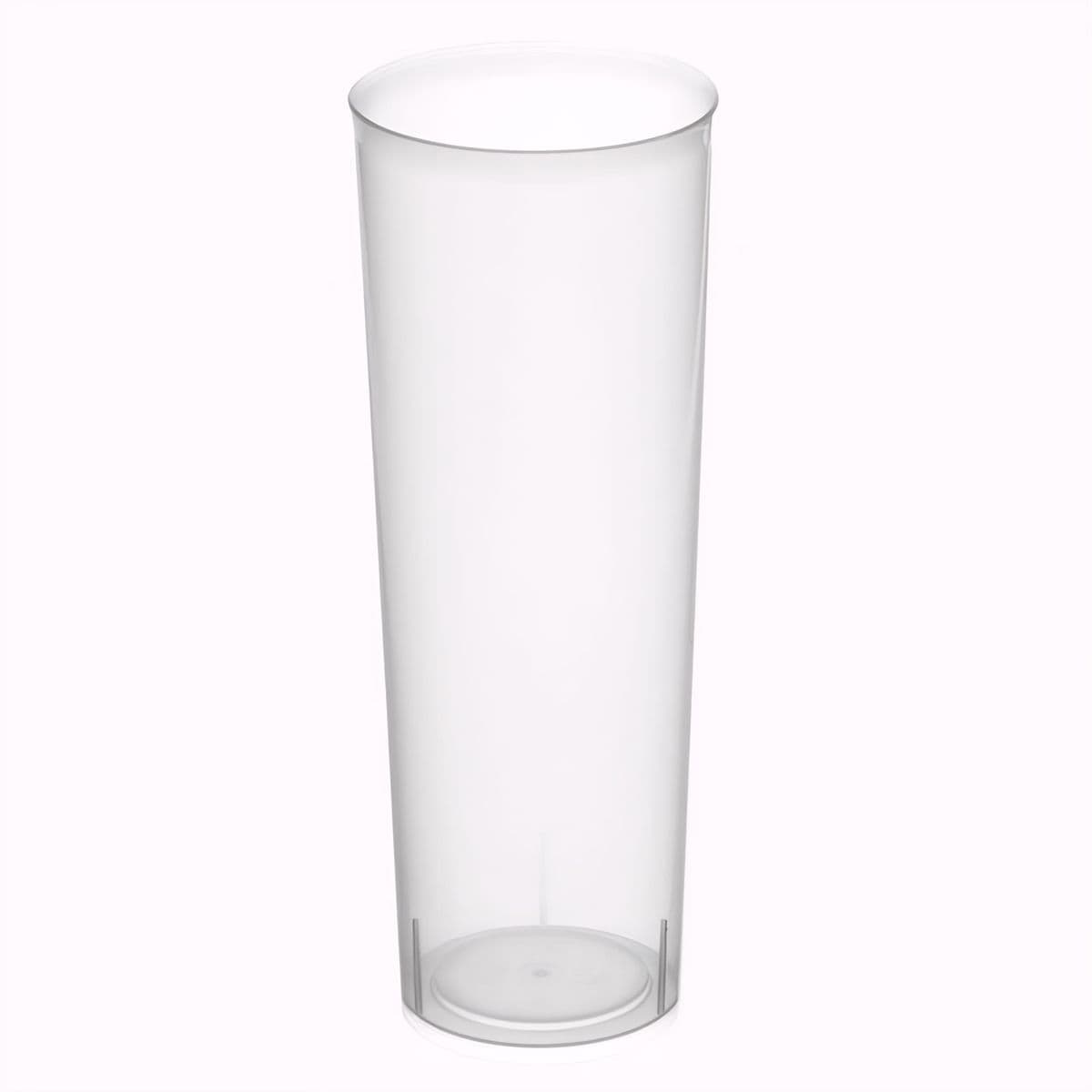 Uudelleenkäytettävä highball-juomalasi, kirkas, 300 ml, 10 kpl