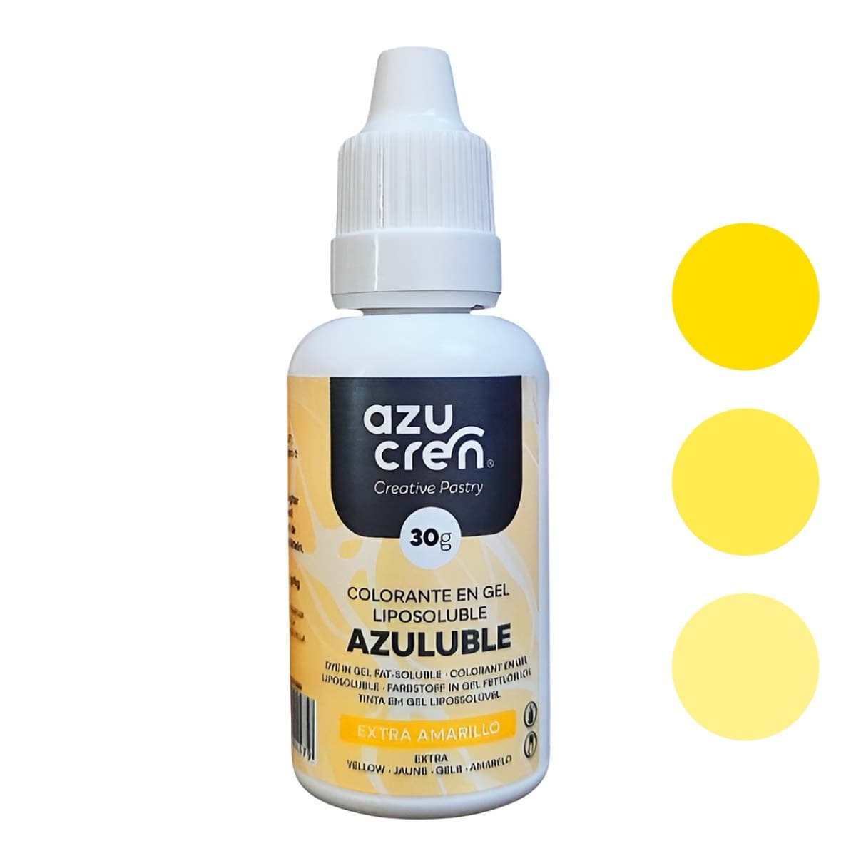 Öljypohjainen Elintarvikeväri - Extra Keltainen, 30 ml Azucren – Azucren