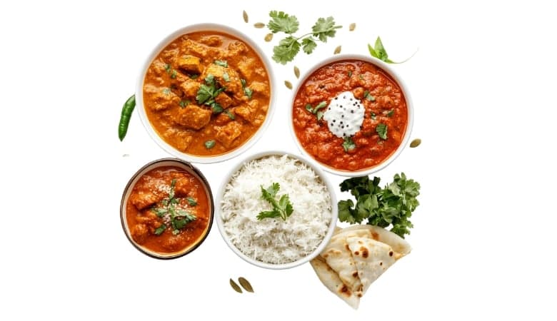 Nepalilainen pääruoka | jopa -43 % | Helsinki, Vuosaari - Vapaavalintainen pääruoka (kana tai kasvis)