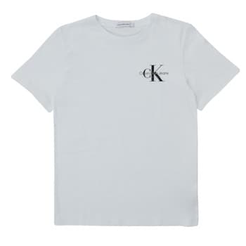 Lyhythihainen t-paita Calvin Klein Jeans CHEST MONOGRAM TOP 8 vuotta – Calvin Klein Jeans
