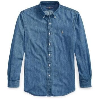 Pitkähihainen paitapusero Polo Ralph Lauren Custom Fit Denim Shirt - Navy EU M – Polo Ralph Lauren