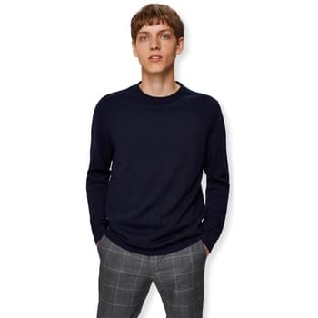 Neulepusero Selected Noos Berg Crew Knit - Navy Blazer EU M – SELECTED