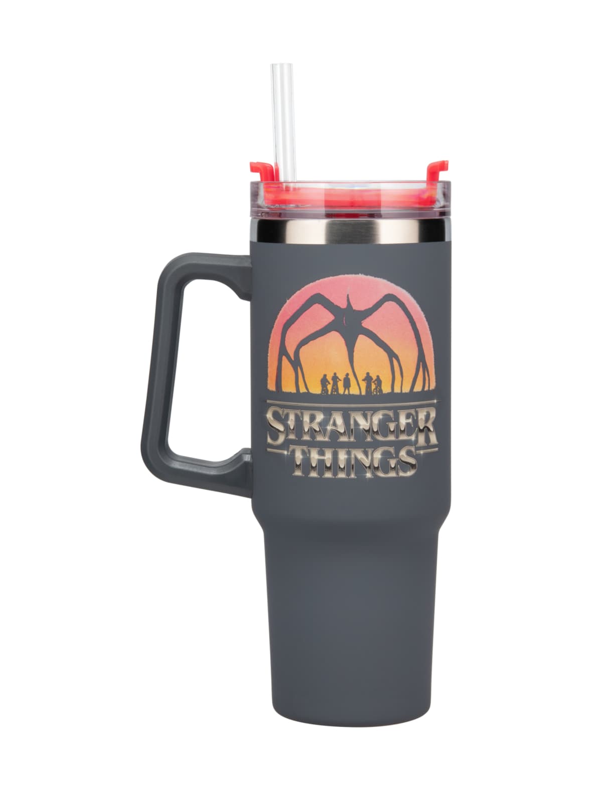 Stranger things juomamuki pillillä ja kannella, 900ml – Paladone