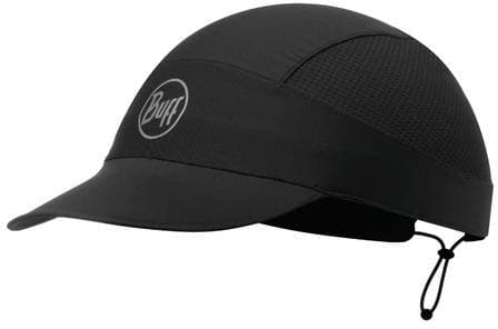 Buff Pack Run Cap R-Solid Black juoksulippis – Buff
