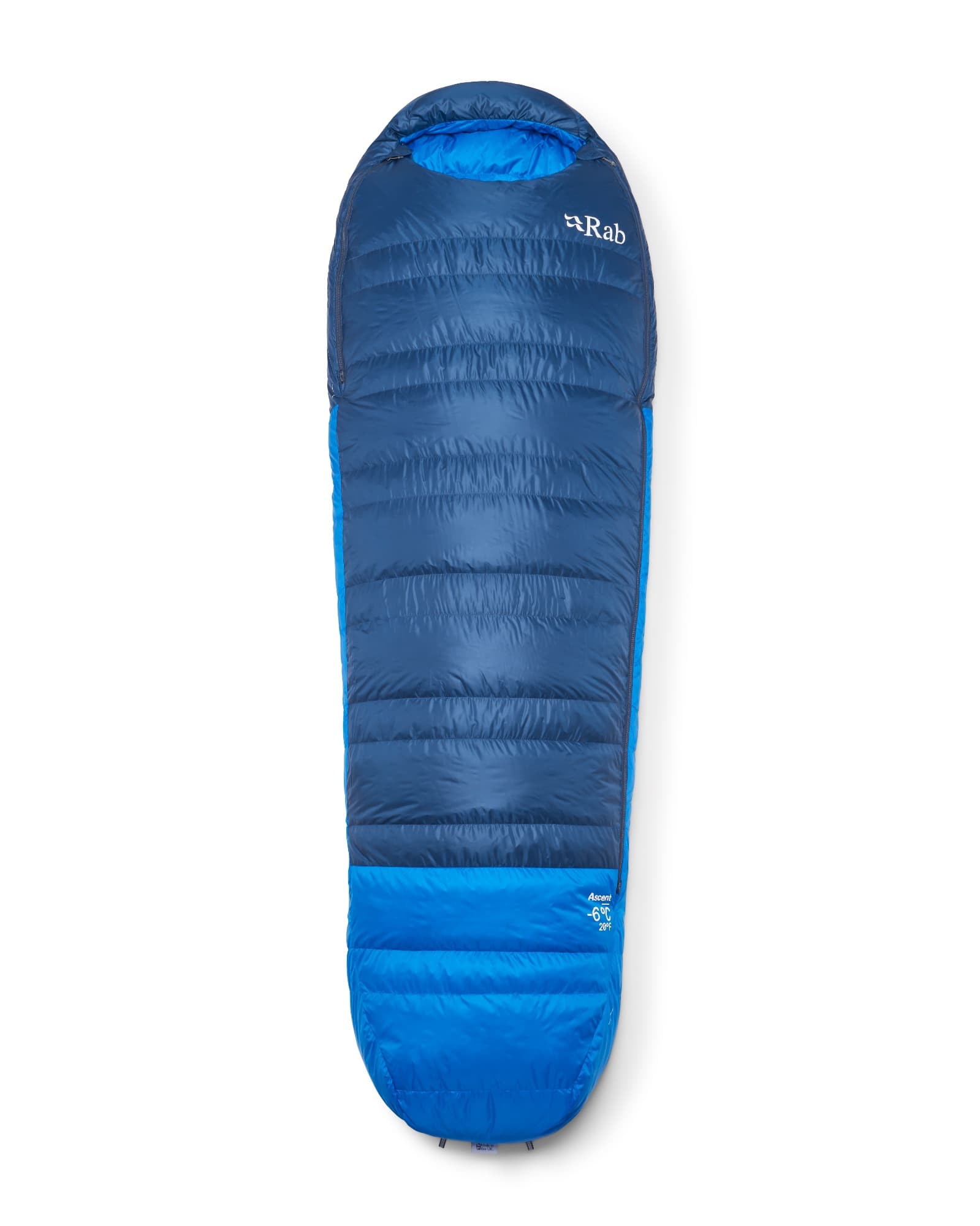 Rab Ascent -6 Wide kolmen vuodenajan untuvapussi – Rab
