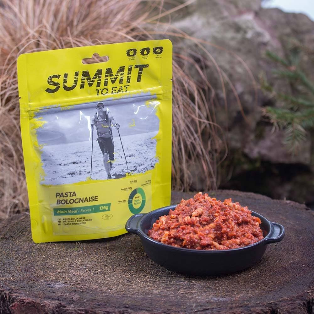 Summit To Eat Pasta Bolognese retkiruoka melontaan – Summit To Eat