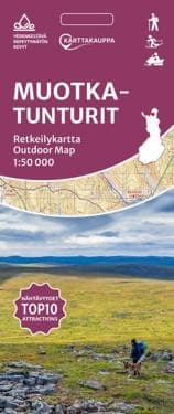 Karttakauppa Muotkatunturi retkeilykartta, suomi – Karttakauppa