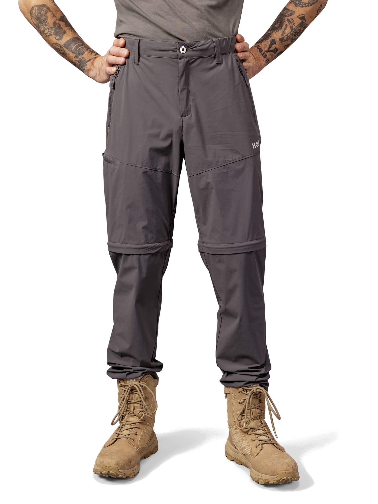 Halti Men's Pallas Cool Stretch Zipoff Pant miesten vaellushousut – Halti