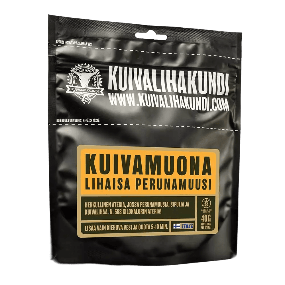Kuivalihakundi Kuivamuona Lihaisa Perunamuusi 135g retkiruoka – Kuivalihakundi