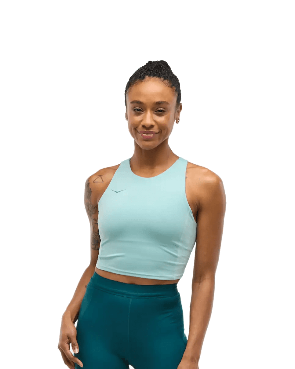 Hoka Women's Elaro Crop Bra naisten urheilutoppi – Hoka