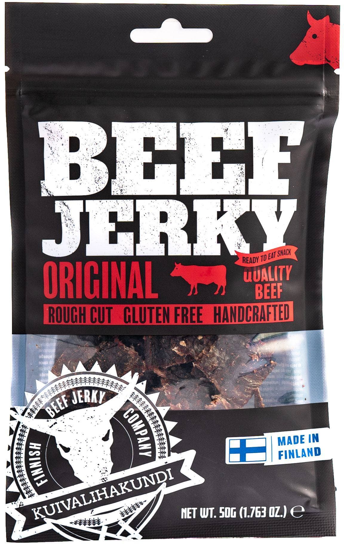 Kuivalihakundi Beef Jerky Original, 50g kuivaliha – Kuivalihakundi