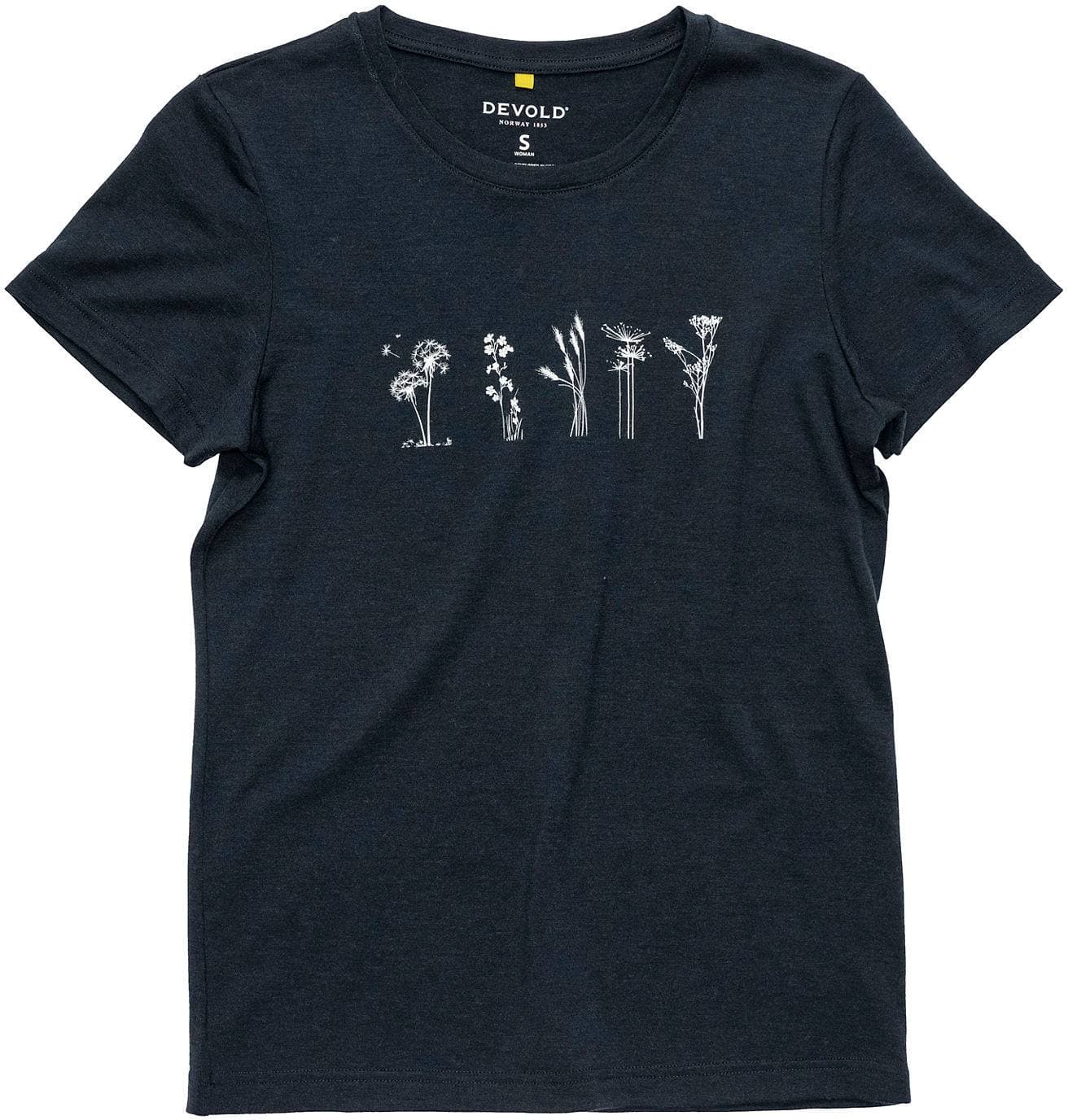 Devold Women's Classic Flowers Tee naisten t-paita – Devold