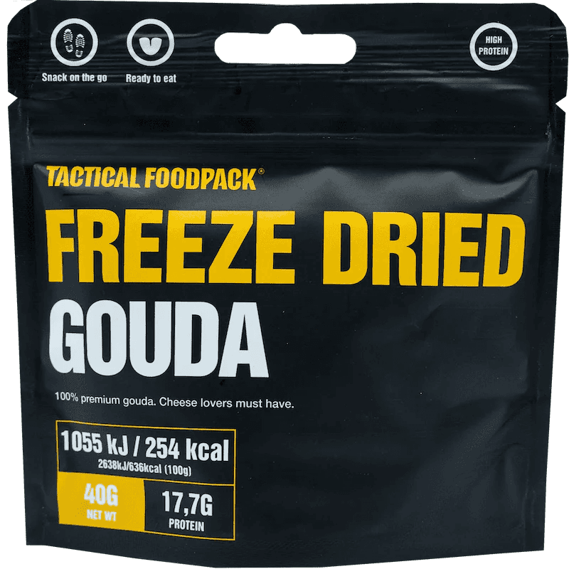 Tactical Foodpack Freeze-dried Gouda Snacks gouda-välipala – Tactical Foodpack