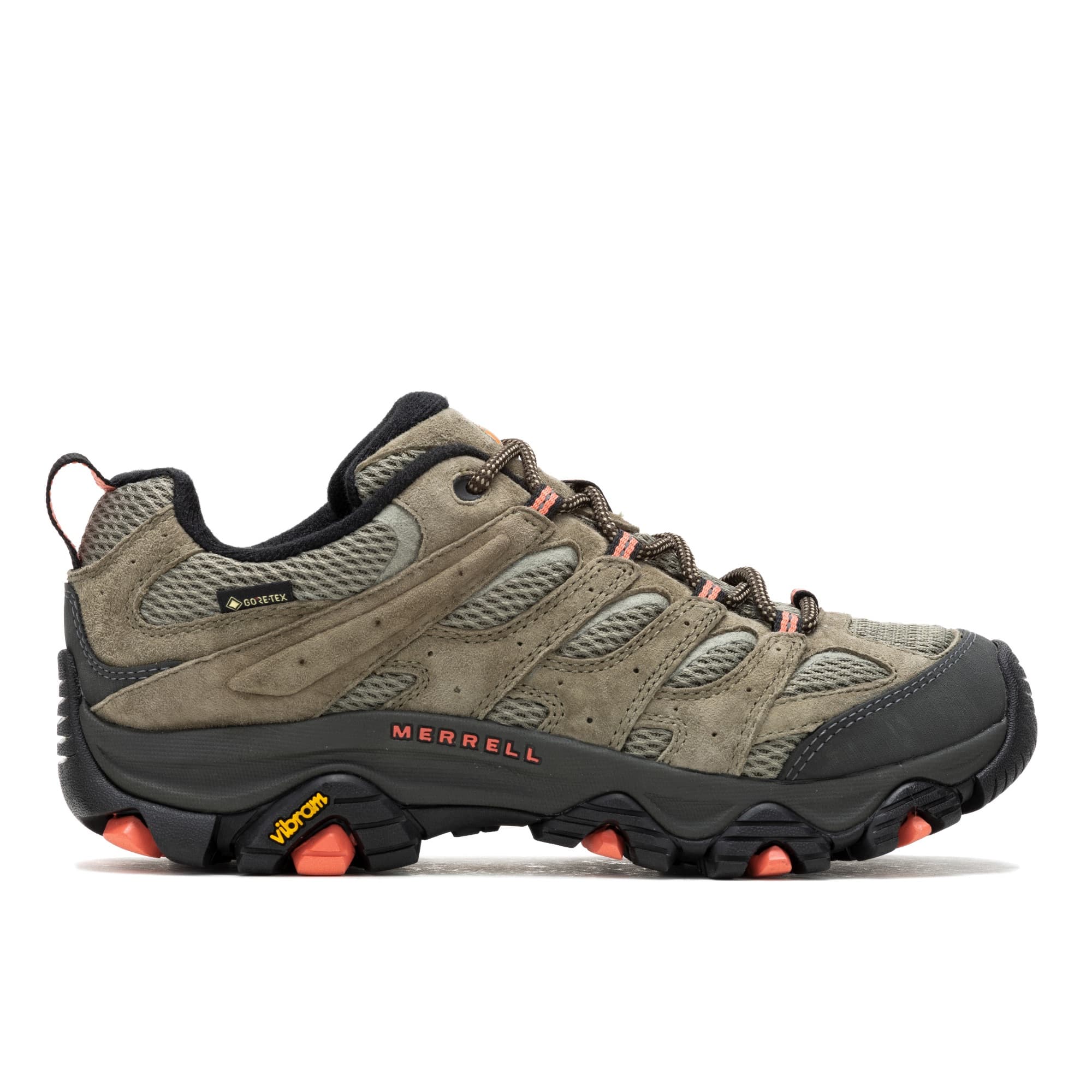 Merrell Women's Moab 3 GTX Wide naisten vedenpitävät matalat ulkoilukengät – Merrell