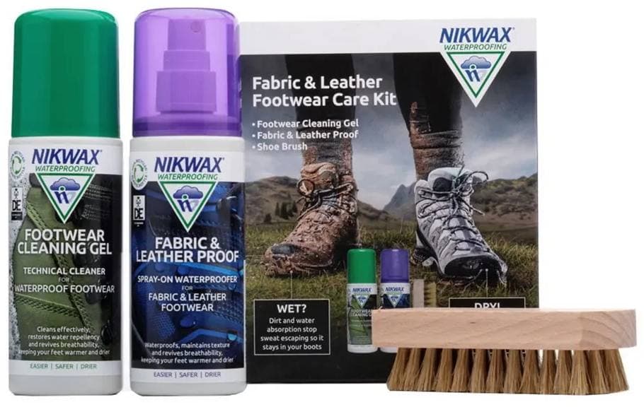Nikwax Footwear Care Kit kenkien hoito – Nikwax