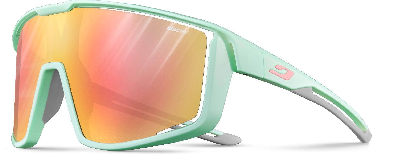 Julbo Fury Mint/lgr/pink Reactiv 1-3 pyöräilylasit, itsetummuvat linssit – Julbo