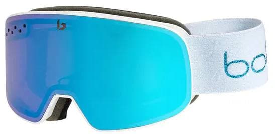 Bollé Nevada Small White Metal Blue M naisten laskettelulasi – Bollé