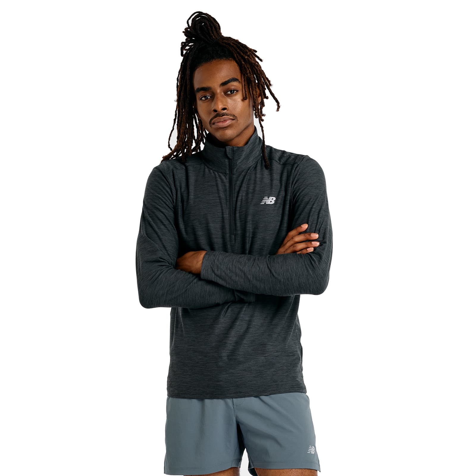 New Balance Men's Space Dye 1/4 Zip miesten pitkähihaispaita – New Balance