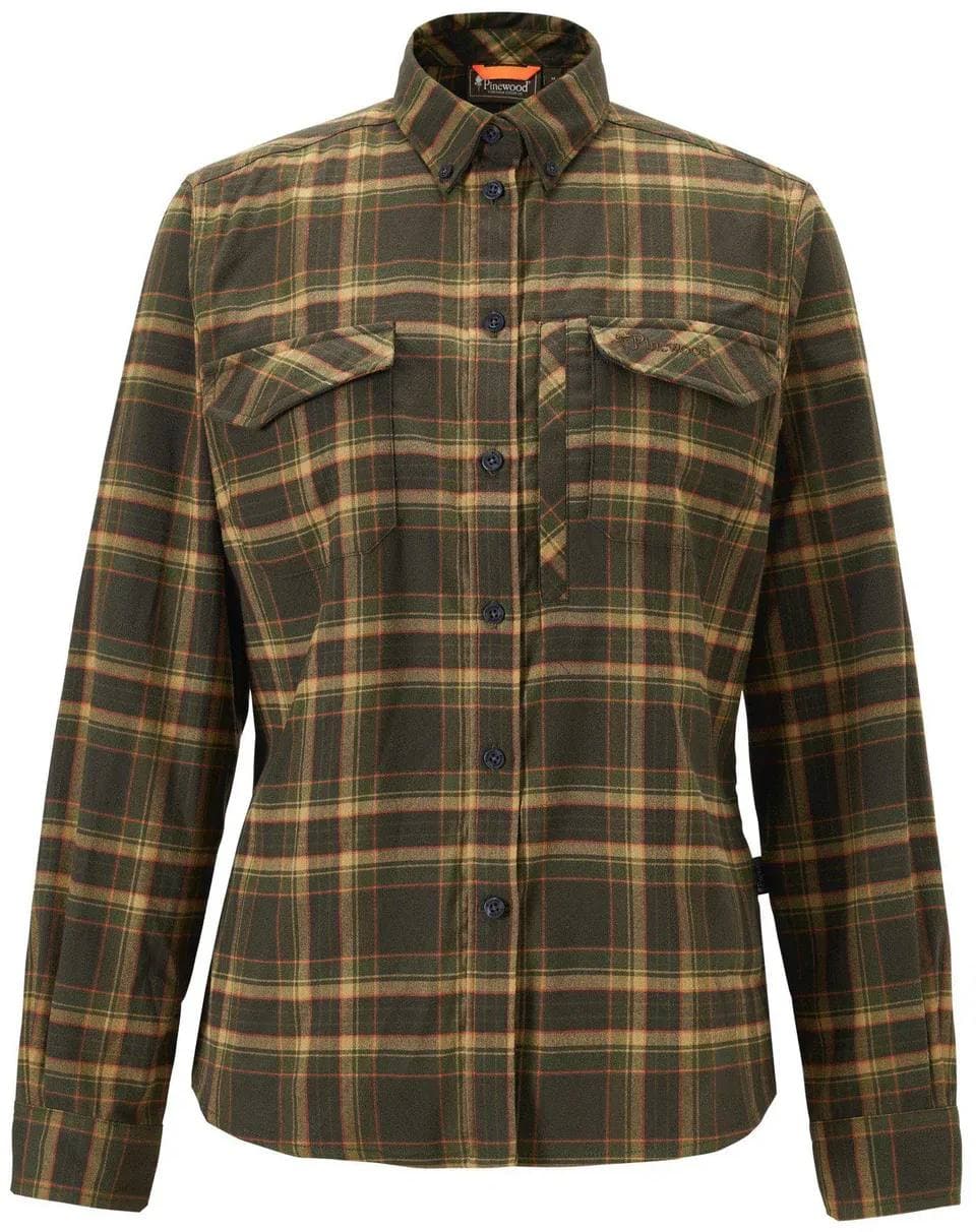 Pinewood Women's Abisko Hiking Shirt naisten flanellipaita – Pinewood