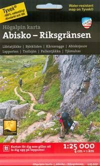Calazo Abisko - Riksgränsen ulkomaan retkeilykartta – Calazo
