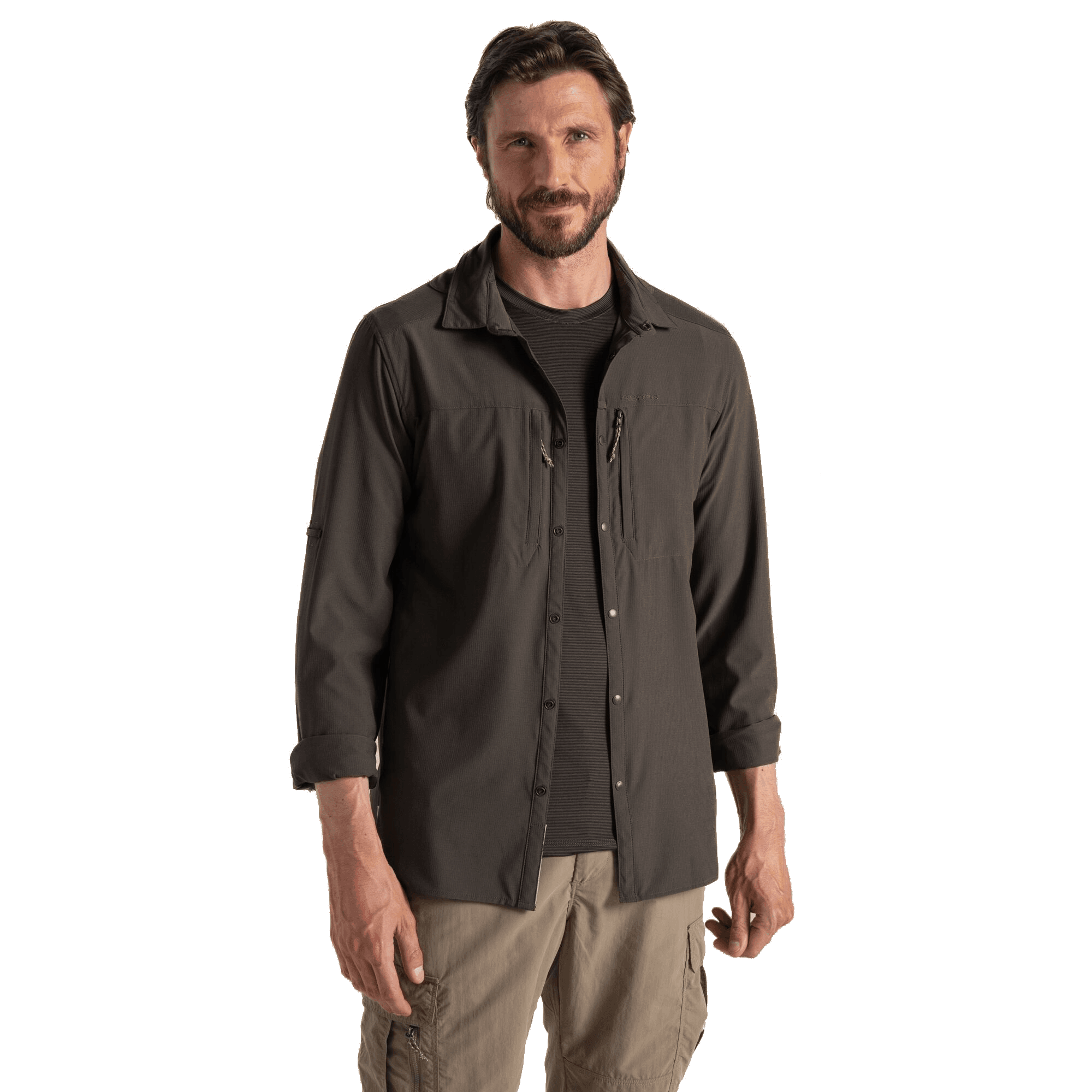 Craghoppers Men's Nosilife Pro Long Sleeved Shirt V miesten pitkähihainen kauluspaita – Craghoppers