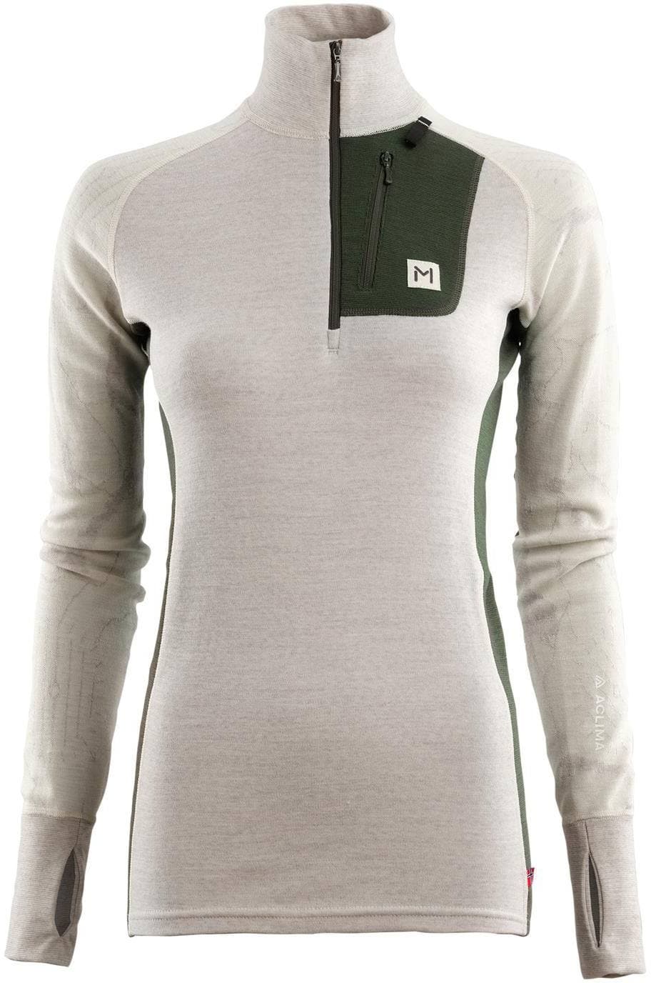 Aclima Lars Monsen Femunden Women's Polo naisten merinovillainen aluspaita – Aclima