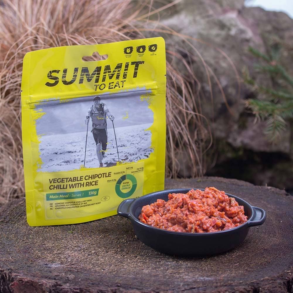 Summit To Eat Chipotle Vegetable Chilli With Rice retkiruoka – Summit To Eat